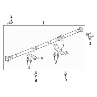 Ford OE - Rear Suspension - Drive Shaft (AWD)