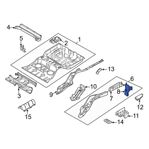 Floor Side Rail Reinforcement