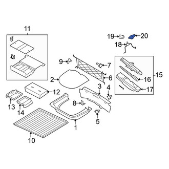 Ford OE - Floor Jack Nut