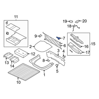 Ford OE - Rear Tie Down Hook