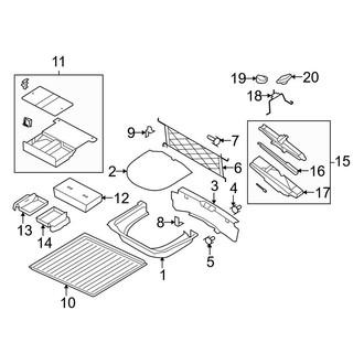 Ford OE - Rear Body & Floor - Interior Trim