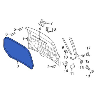 Ford OE - Rear Hatch Seal