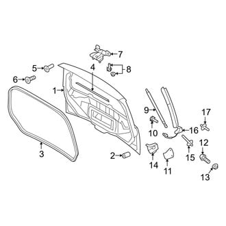 Ford OE - Lift Gate - Gate & Hardware
