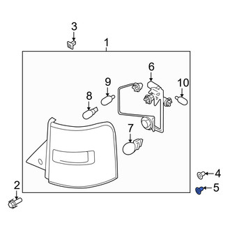 Ford OE - Lower Tail Light Grommet