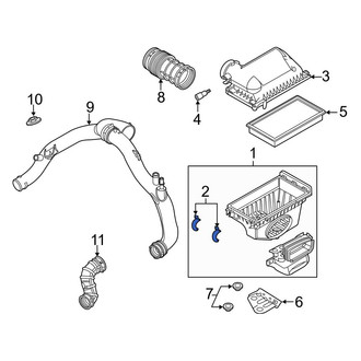 Ford OE - Air Filter Housing Clamp