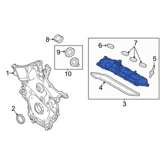 Ford OE - Left Engine Valve Cover