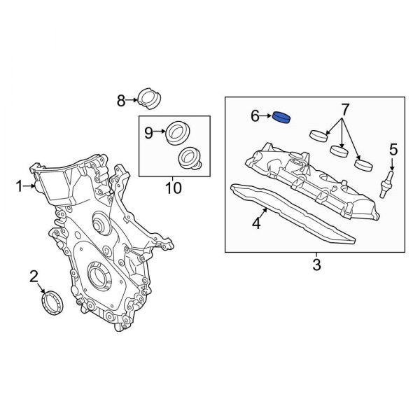 Engine Valve Cover Washer Seal