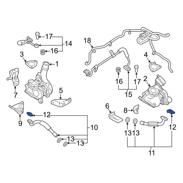 Turbocharger Oil Line Gasket