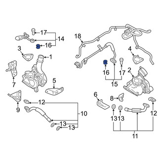 Ford OE - Turbocharger Oil Line O-Ring