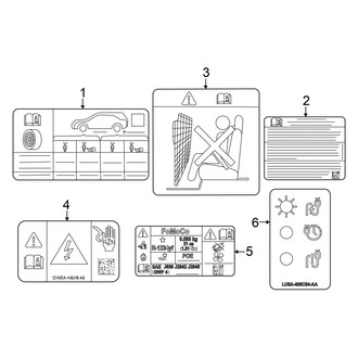 Ford OE - Information Labels - Labels