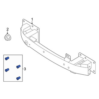 Ford OE - Bumper Impact Bar Nut