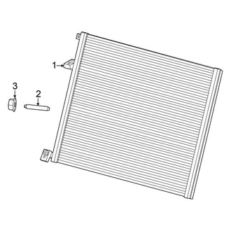 Ford OE - Air Conditioner & Heater - Condenser
