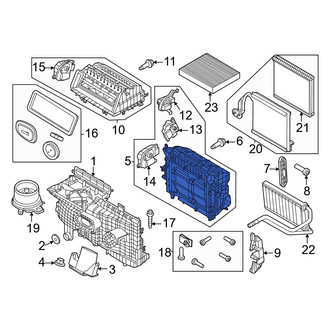 Ford OE - HVAC Unit Case Assembly