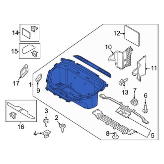 Ford OE - Front Floor Storage Compartment