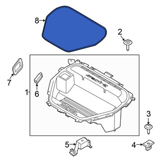Ford OE - Front Deck Lid Seal