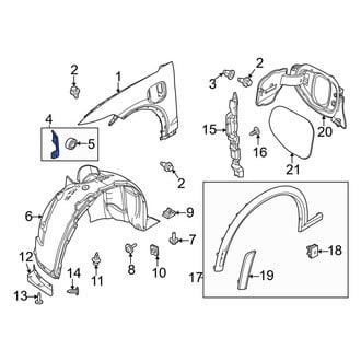 Ford OE - Front Left Fender Bracket