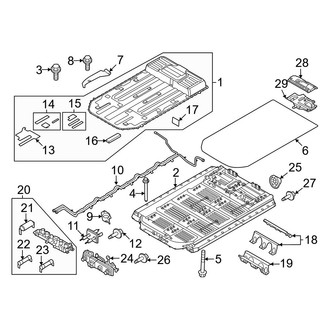 Ford OE - Electrical - Battery (High Voltage Mounting Components)