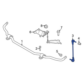 Ford OE - Front Suspension Stabilizer Bar Link