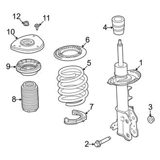Ford OE - Front Suspension - Struts & Components