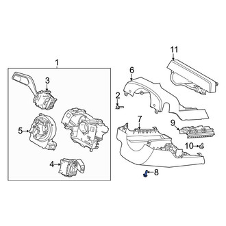 Ford OE - Steering Column Cover Screw