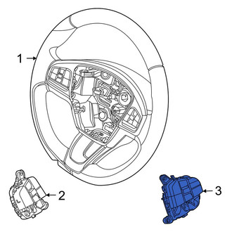 Ford OE - Left Steering Wheel Radio Controls