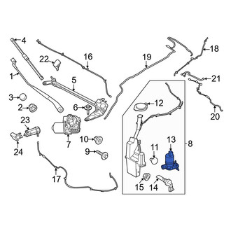 Ford OE - Windshield Washer Pump