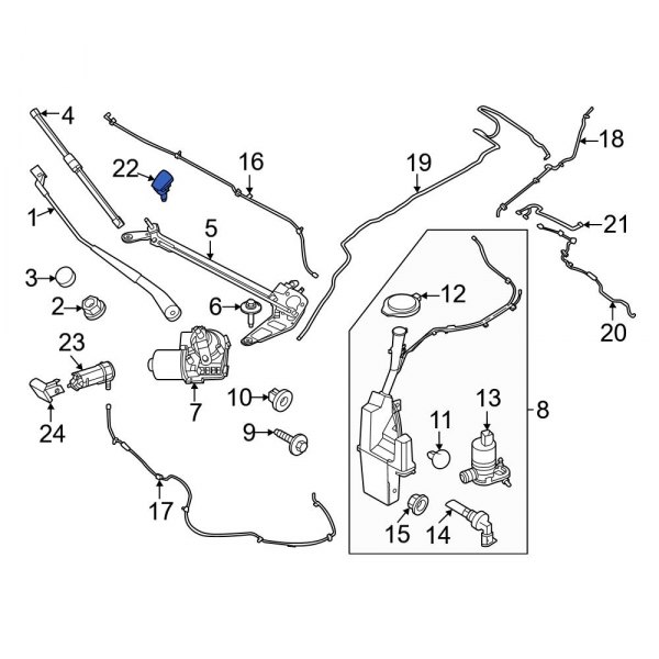 Windshield Washer Nozzle