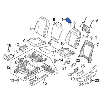 Ford OE - Rear Center Headrest