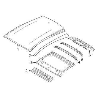 Ford OE - Roof & Components (W/O Panoramic Roof), (GT / Select)