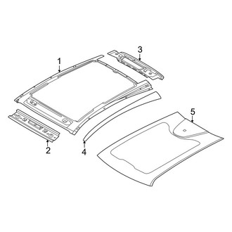 Ford OE - Roof & Components (With Panoramic Roof), (California Route 1 / GT / Premium)