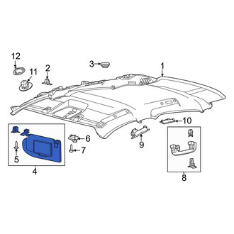 Ford OE - Left Sun Visor
