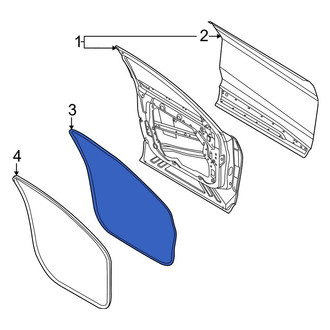 Ford OE - Front Left Outer Door Seal