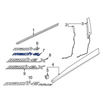 Ford OE - Front Left Door Emblem