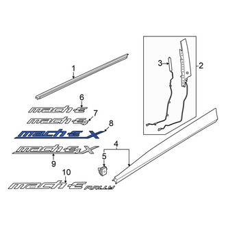 Ford OE - Front Right Door Emblem