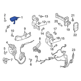 Ford OE - Front Left Outer Exterior Door Handle