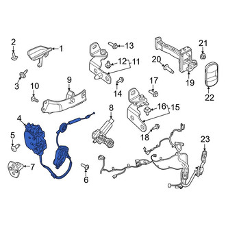 Ford OE - Rear Left Door Lock Actuator Motor