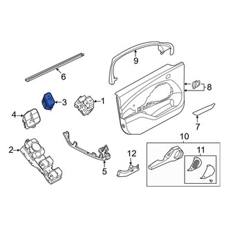 Ford OE - Front Door Lock Switch