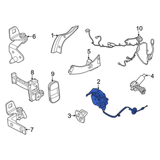 Ford OE - Rear Right Door Latch Assembly