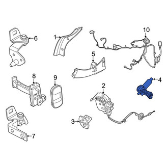 Ford OE - Rear Left Door Latch Assembly