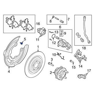 Ford OE - Brake Dust Shield Bolt