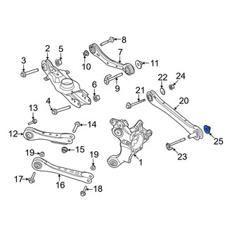 Ford OE - Outer Lateral Arm Nut