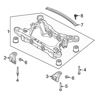 Ford OE - Frame Rail Gusset Bolt