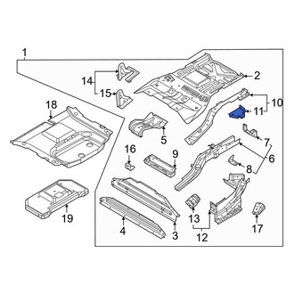 Ford OE - Rear Left Floor Extension