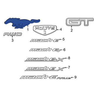 Ford OE - Rear Hatch Emblem