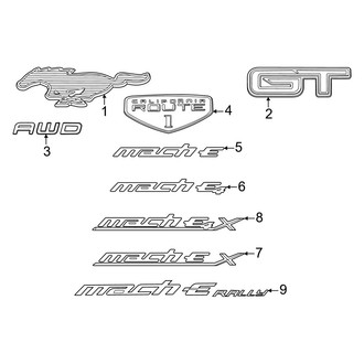 Ford OE - Lift Gate - Exterior Trim