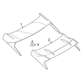 Ford OE - Lift Gate - Spoiler (California Route 1 / GT / Premium / Select)