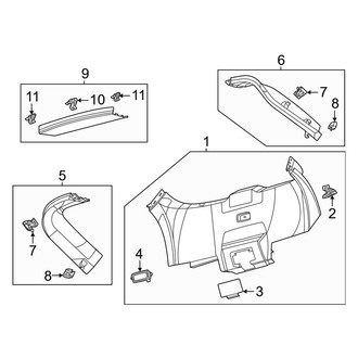 Ford OE - Lift Gate - Interior Trim