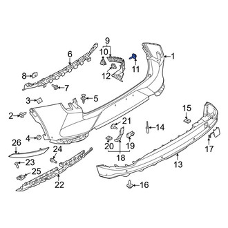 Ford OE - Bumper Cover Screw