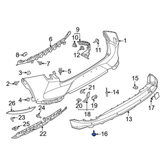 Ford OE - Bumper Cover Screw