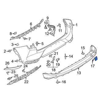 Ford OE - Rear Tow Hook Cover